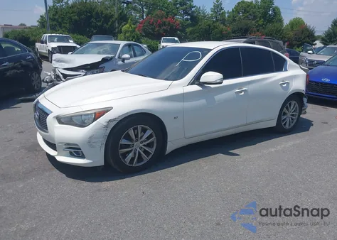 2015 Infiniti Q50 из США, поврежденный, VIN JN1BV7AP8FM352665